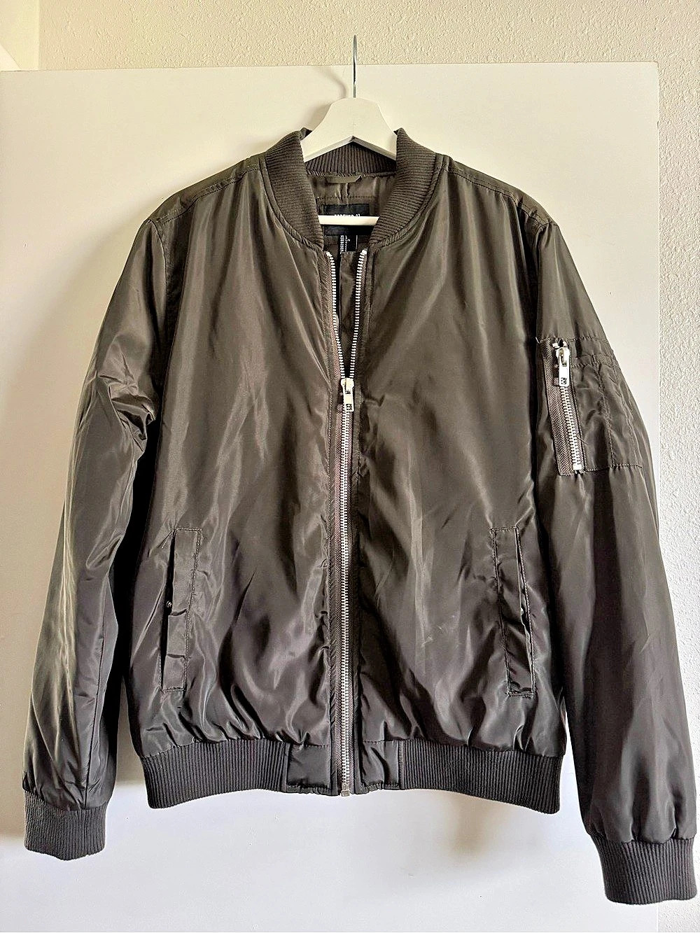 Forever 21 Men's Brown Bomber Jacket
